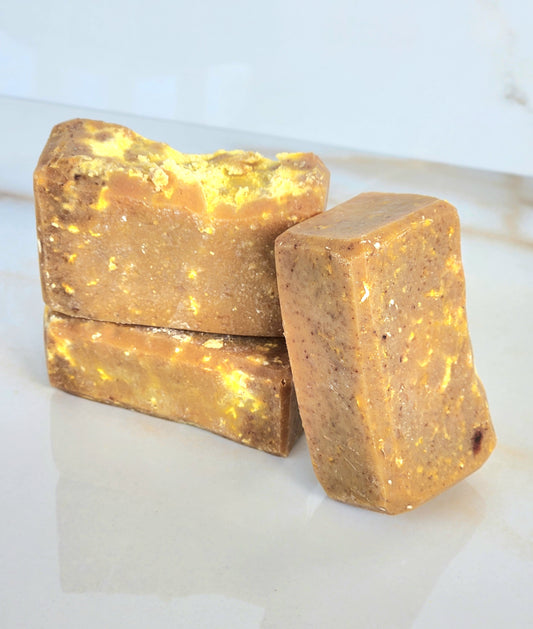 Pumpkin Oat & Turmeric Goat Milk Soap