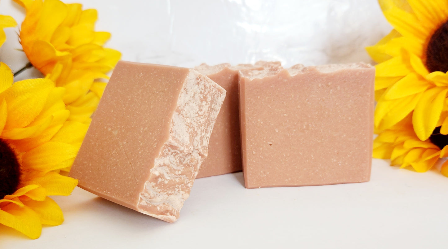 Corn Silk + Rose Clay Goat Milk Soap