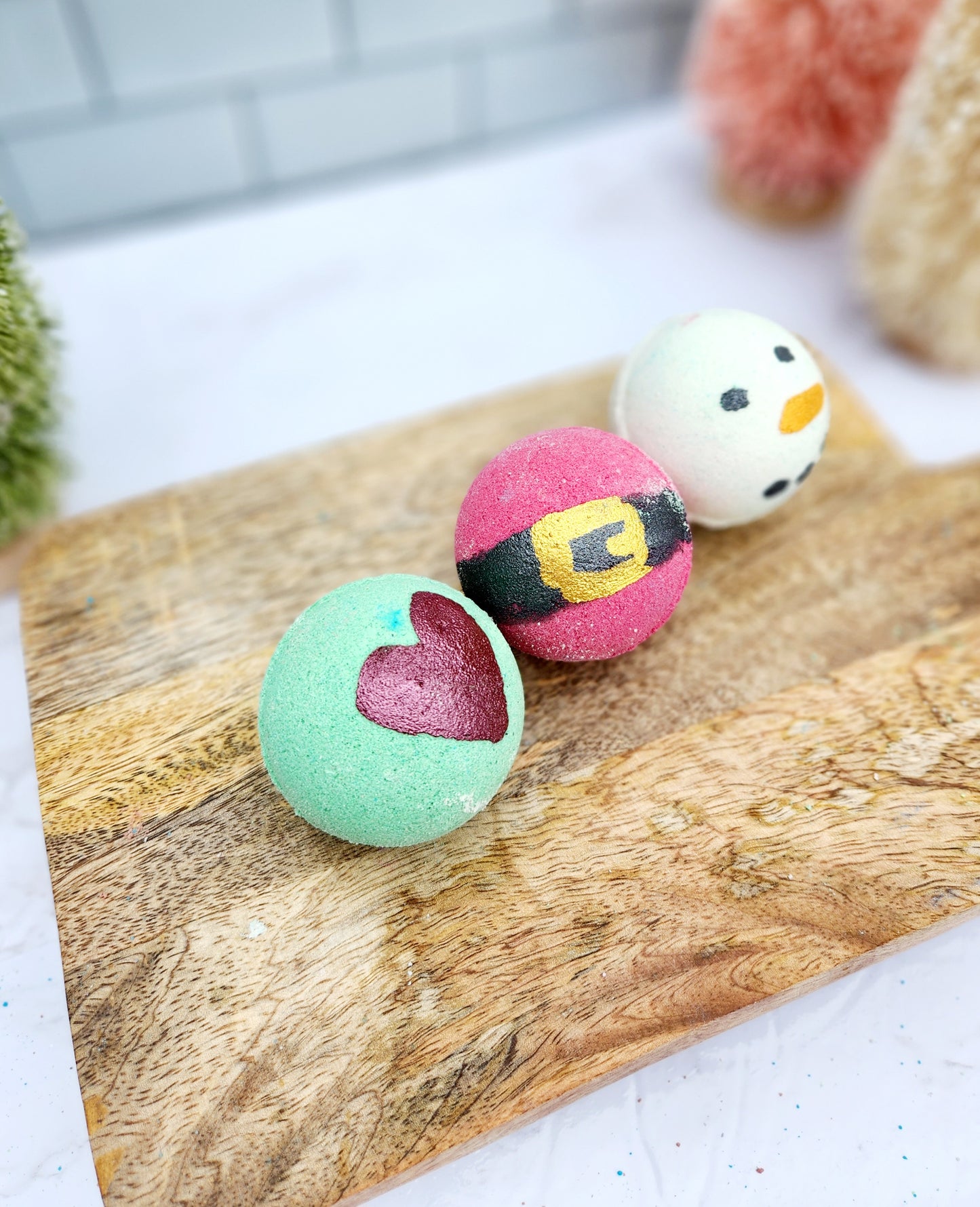 Christmas Goat Milk Bathbomb Set