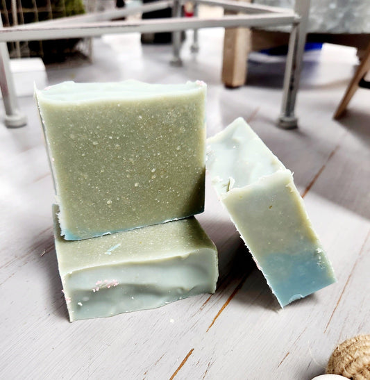 Bay Rum Goat Milk Soap.
