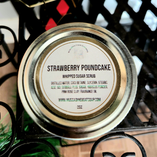 Strawberry Poundcake Sugar Scrub