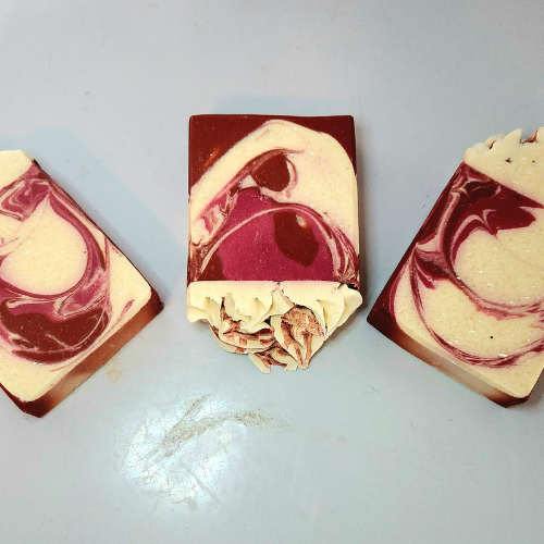Berry sweet goat milk soap