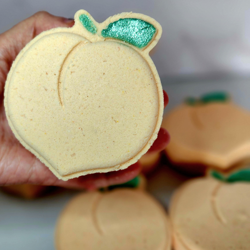 Peach Goats Milk Bath bomb