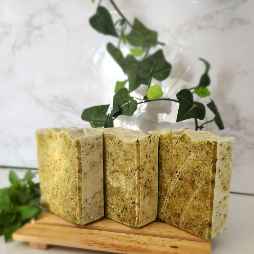 Feeling Minty goat milk soap