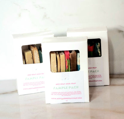 Goat Milk Soap Sample Set.