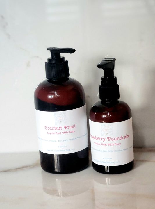 Strawberry Poundcake Liquid Goat Milk Soap