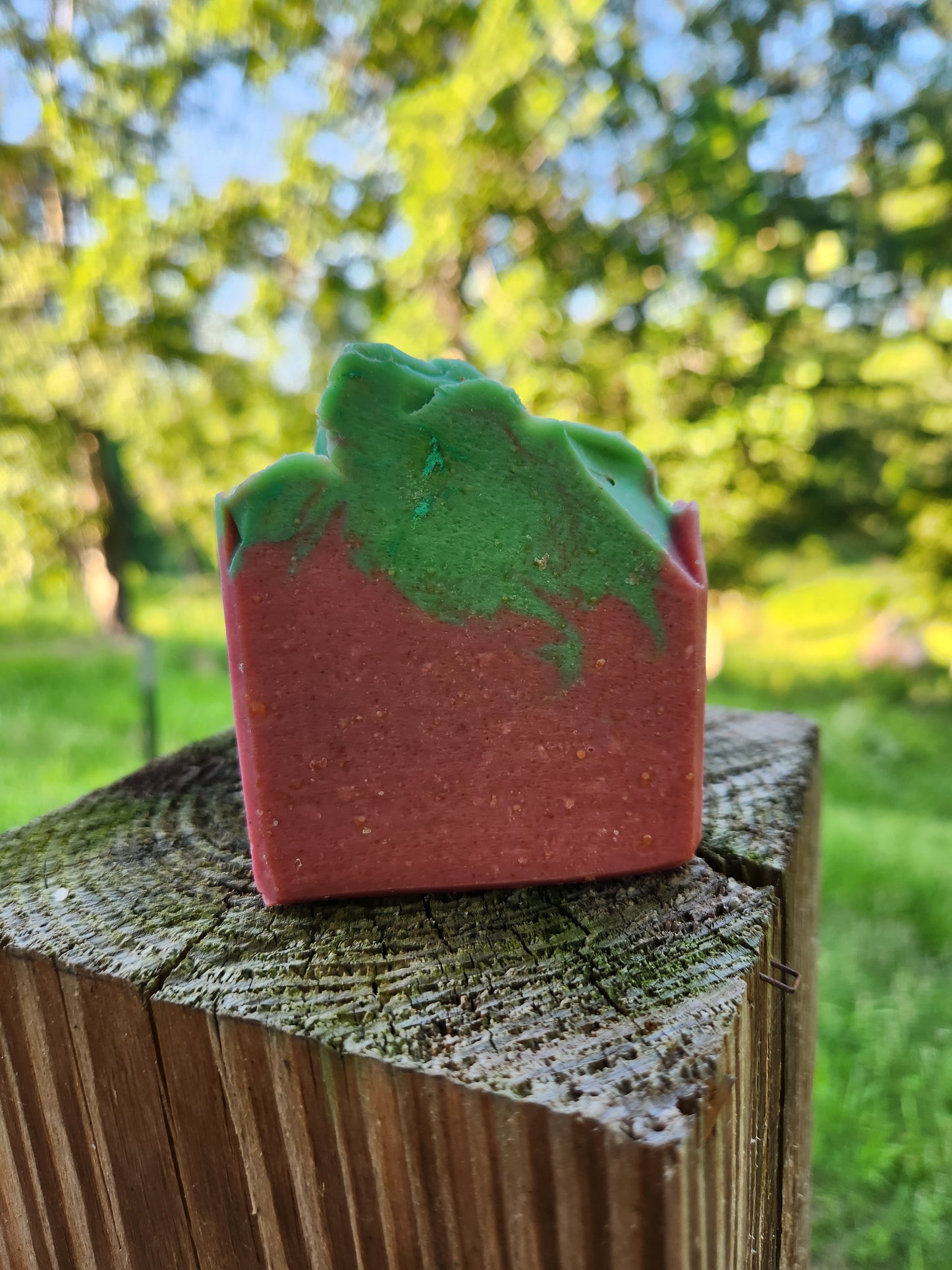 'Raspberry Cordial Summer' Goat Milk Soap