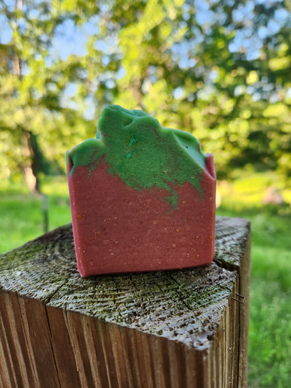'Raspberry Cordial Summer' Goat Milk Soap