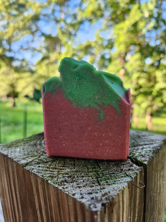 'Raspberry Cordial Summer' Goat Milk Soap