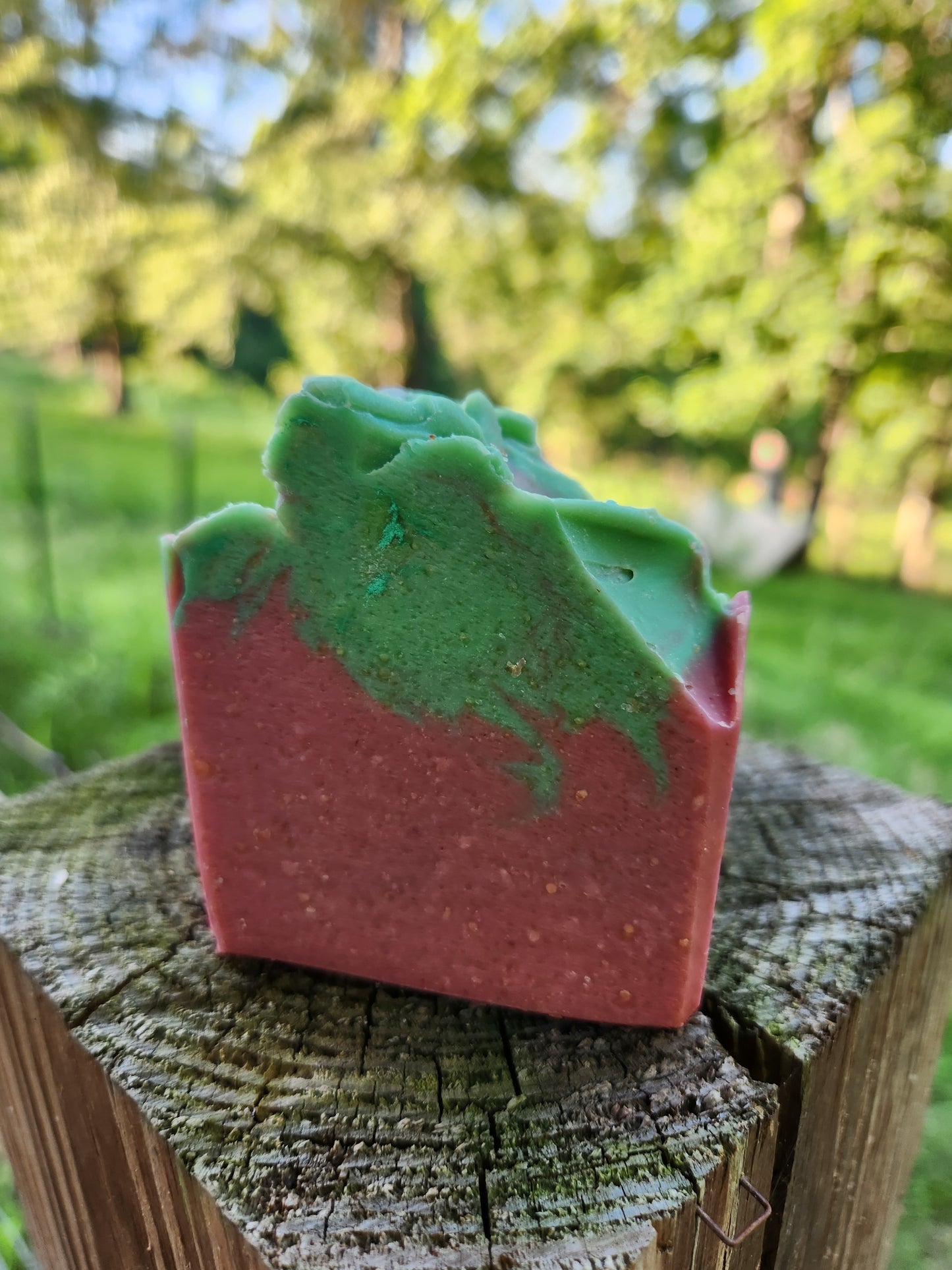 'Raspberry Cordial Summer' Goat Milk Soap