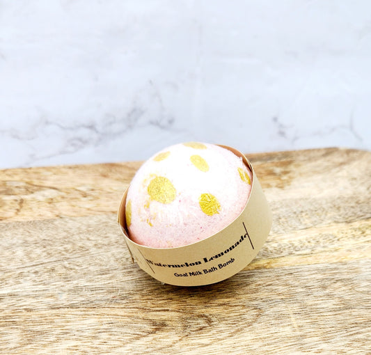 Watermelon Lemonade Goat Milk Bath Bomb