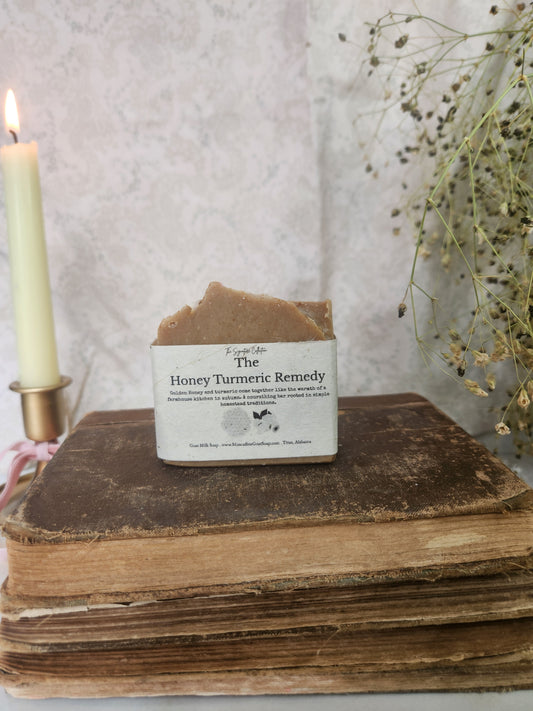 The Honey Turmeric Remedy Goat Milk Soap