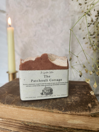 The Patchouli Cottage Goat Milk Soap.
