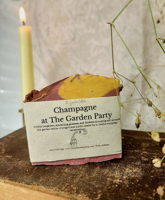 Champagne at the Garden Party Goat Milk Soap