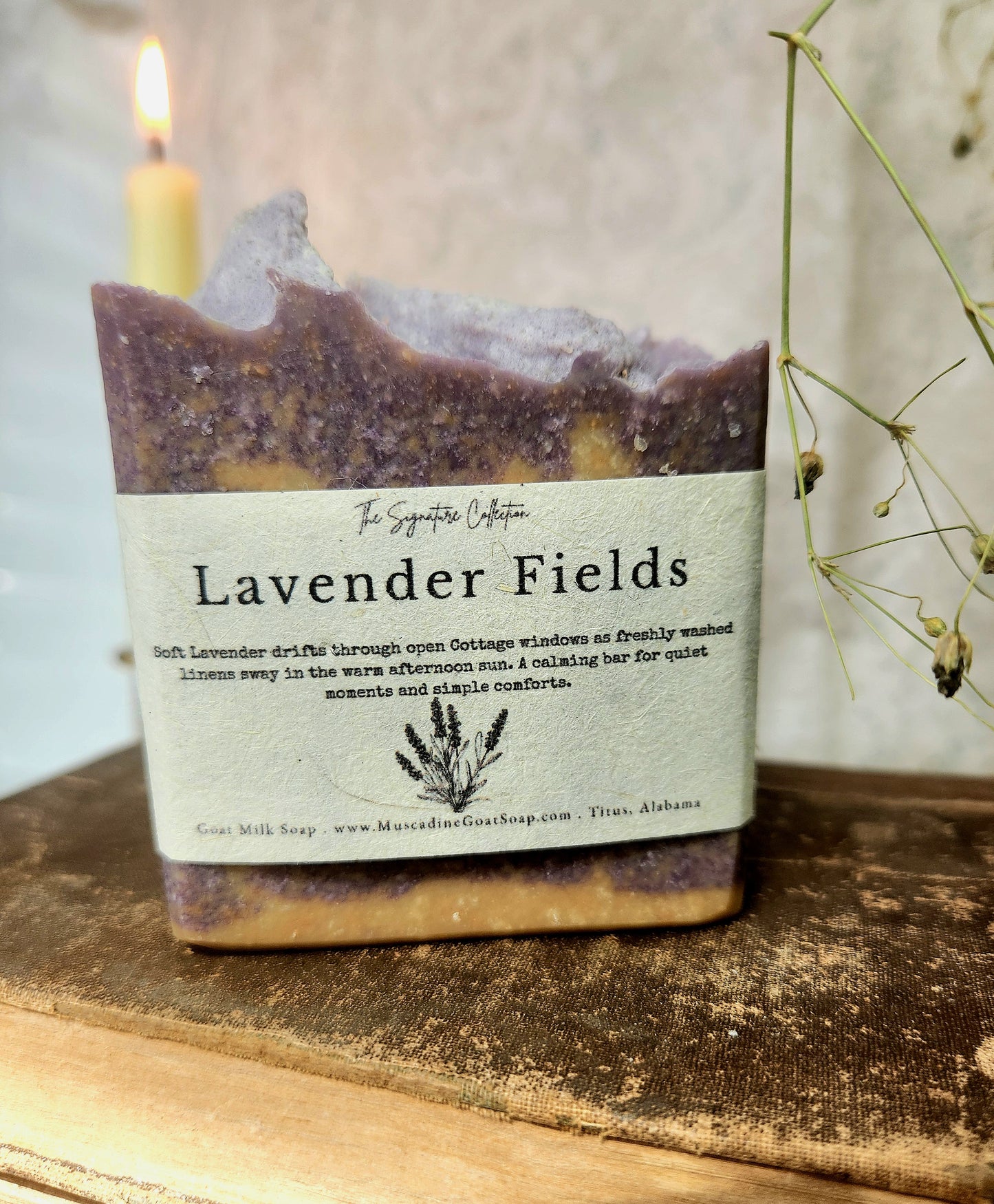 Lavender Fields Goat Milk Soap.