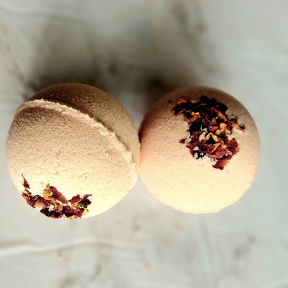 Rose Goat Milk Bath Bomb.