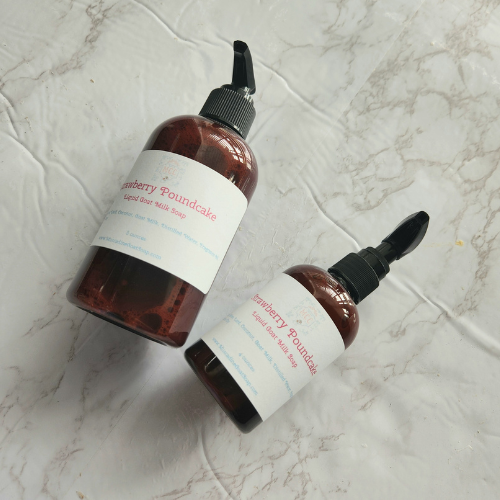 Strawberry Poundcake Liquid Goat Milk Soap